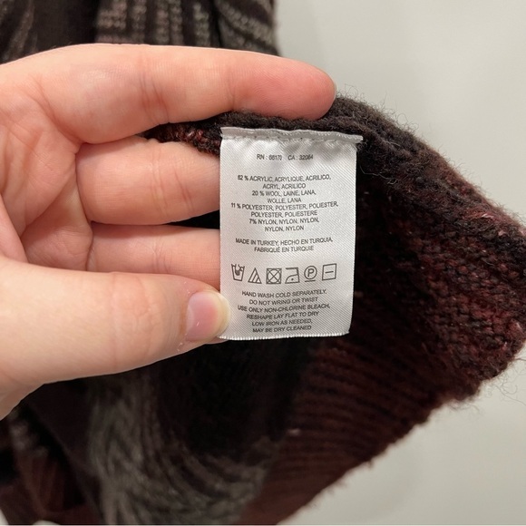 Anthropologie Sleeping On Snow Knit Sweater Vest Wool Blend Size XS / Small - Picture 4 of 8